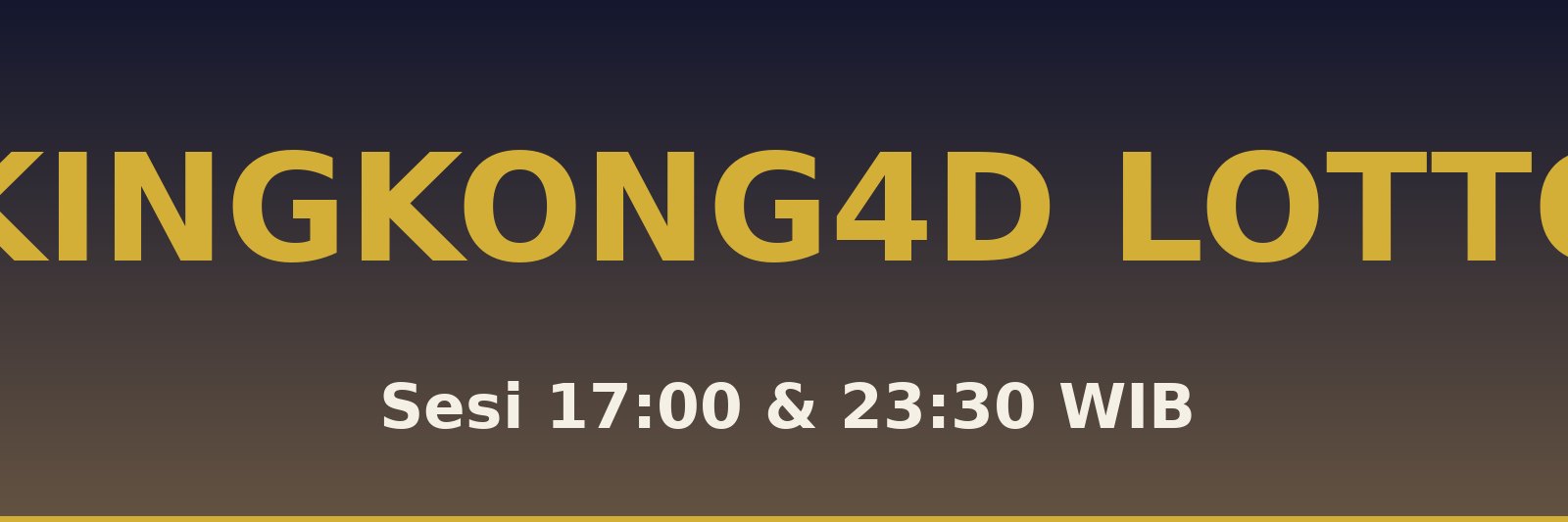 Kingkong4D Lotto Kluet Utara